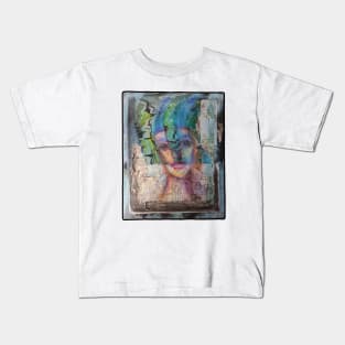 Abstract art woman Kids T-Shirt